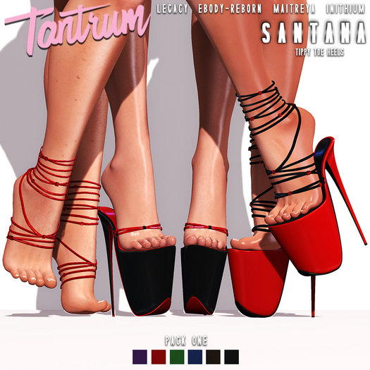 Tantrum - Santana Tippy-Toe Heels - Pack One