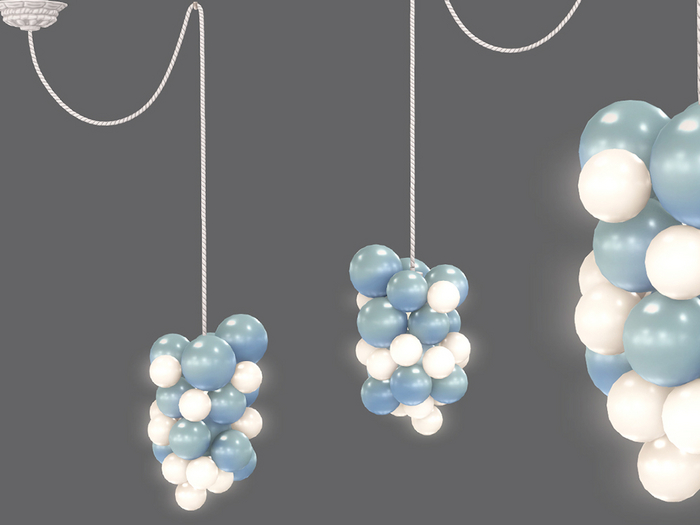 Dahlia - Bubble Lighting - Powder 