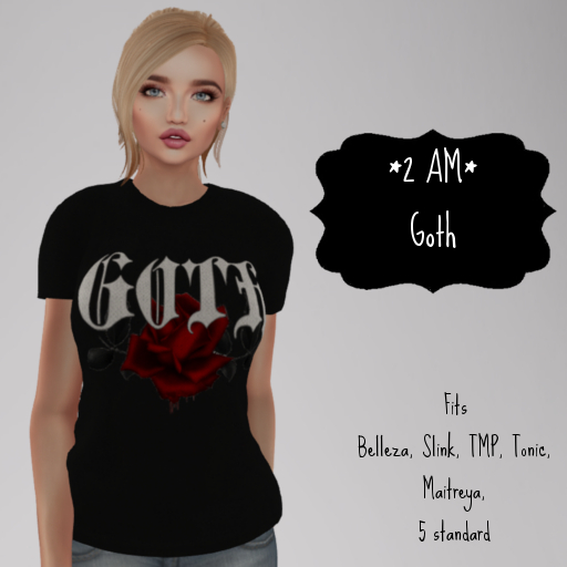 *2 AM* Goth WOMANS | Halloween