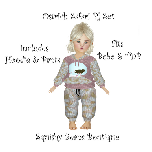SBB Ostrich Safari Pj Set