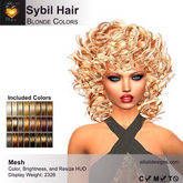 A&A Sybil Hair Blonde Colors V2 