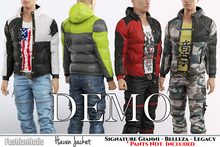 Demo Haven Male Jacket Fatpack Colors - Signature Gianni, Belleza Jake , Legacy - FashionNatic