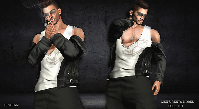 Braham Men's Bento Model Pose #01