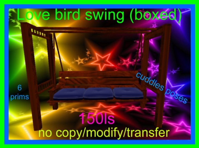 Love bird swing(boxed)