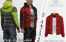 Haven Male Jacket Red - Signature Gianni, Belleza Jake , Legacy - FashionNatic