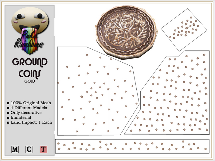 [PR] Ground Coins - Gold (Boxed)