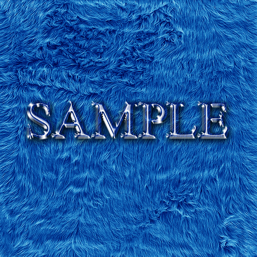 Zoy Texture [ Fur Shag Blue 7 ]