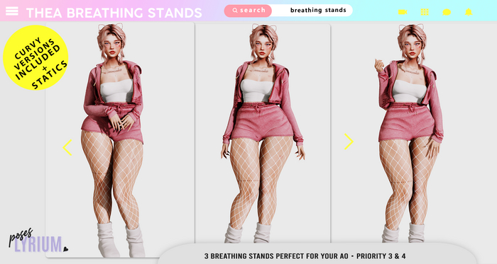 Lyrium. Thea Breathing Stand Set