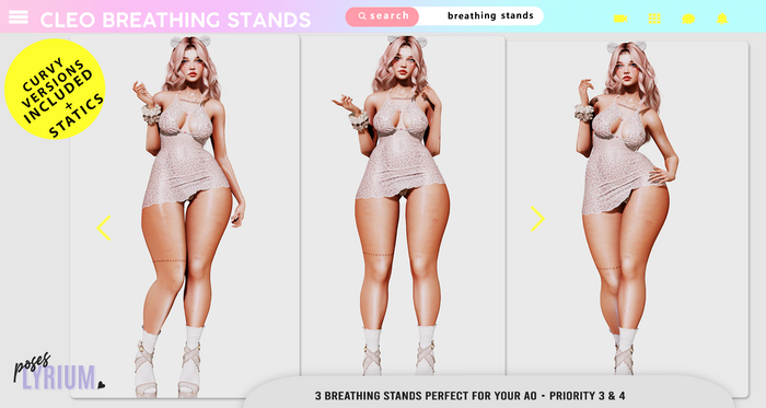 Lyrium. Cleo Breathing Stand Set