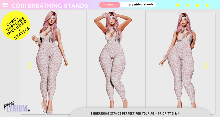Lyrium. Cori Breathing Stand Set