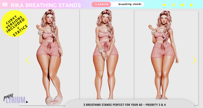 Lyrium. Rika Breathing Stand Set