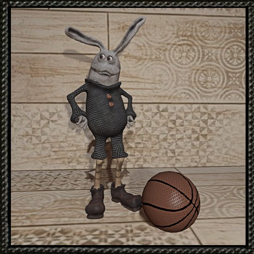 Cica's bunnyman with basketball (box)