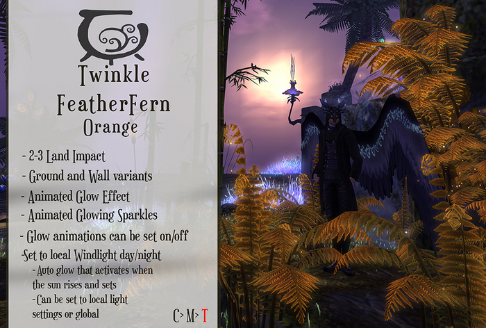 [CC] Twinkle FeatherFern Orange Set