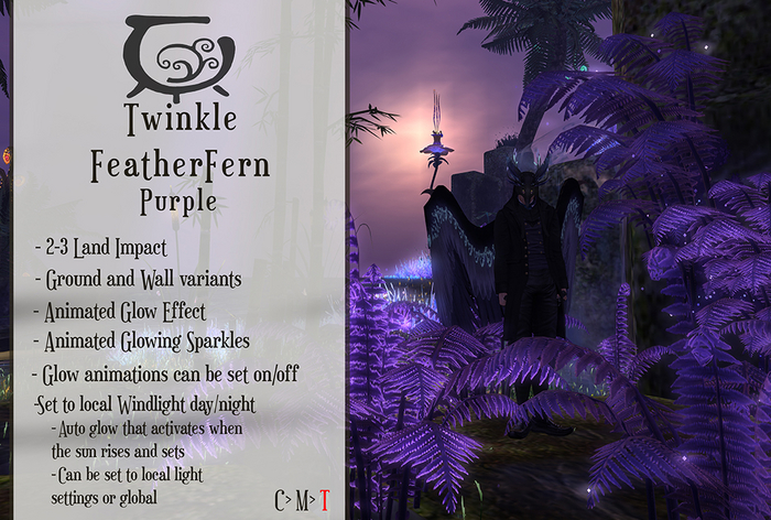 [CC] Twinkle FeatherFern Purple Set