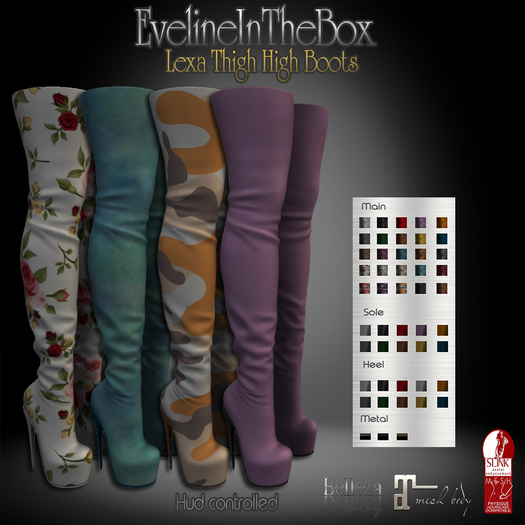 [EvelineIntheBox] Lexa Thigh High Boots 