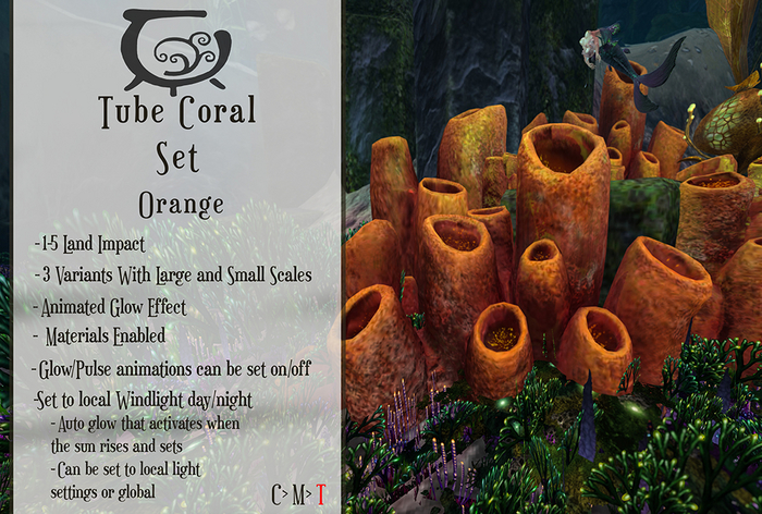 [CC] Tube Coral Set- Orange