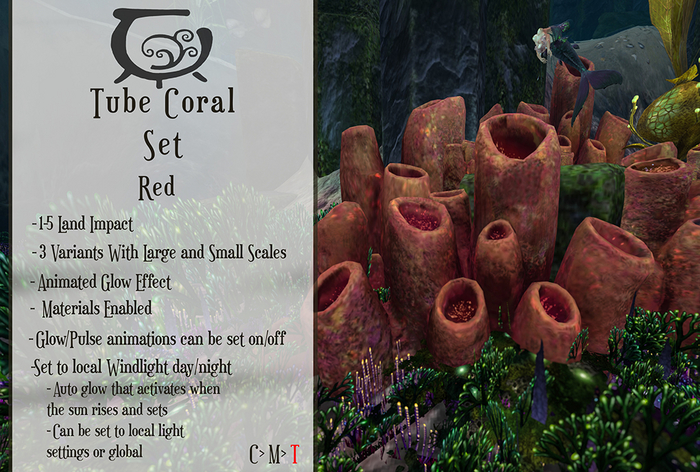 [CC] Tube Coral Set- Red