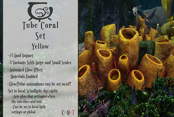 [CC] Tube Coral Set- Yellow