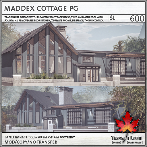 Trompe Loeil - Maddex Cottage PG V1.1 [mesh]