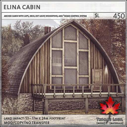 Trompe Loeil - Elina Cabin [mesh]