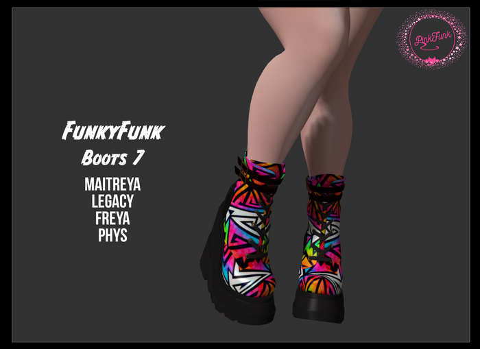 PinkFunk - FunkyFunk Boots 7 {Wear Me}