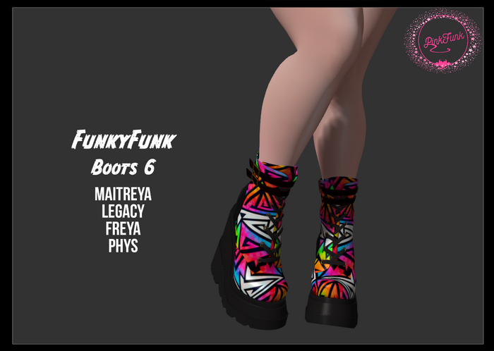 PinkFunk - FunkyFunk Boots 6 {Wear Me}