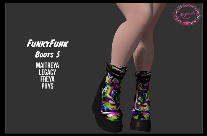 PinkFunk - FunkyFunk Boots 5 {Wear Me}