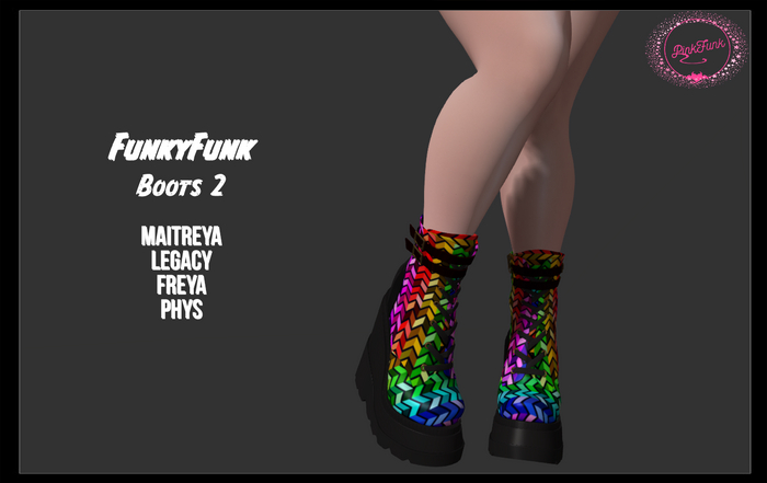 PinkFunk - FunkyFunk Boots 2 {Wear Me}