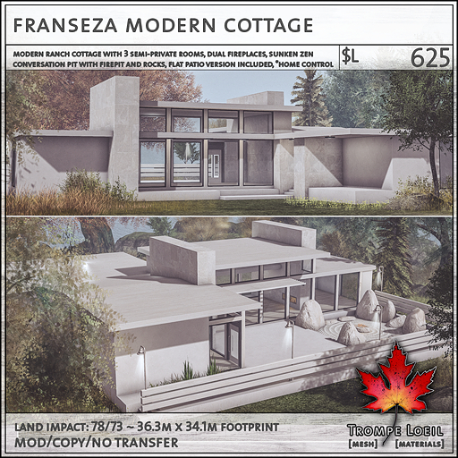 Trompe Loeil - Franseza Modern Cottage [mesh]