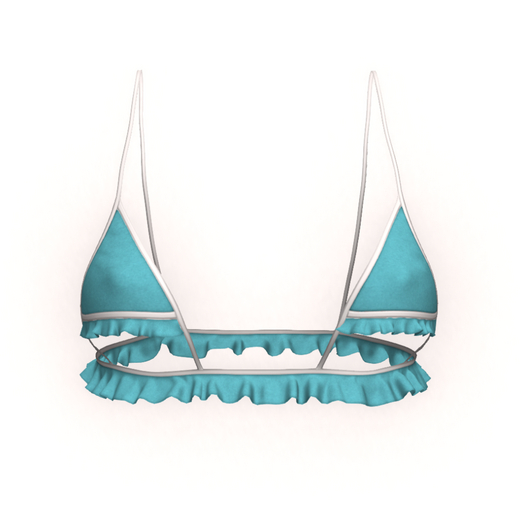 [Pawesome!] Layla's Lingerie Top - Teal