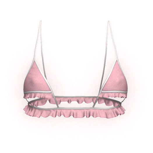 [Pawesome!] Layla's Lingerie Top - Rose