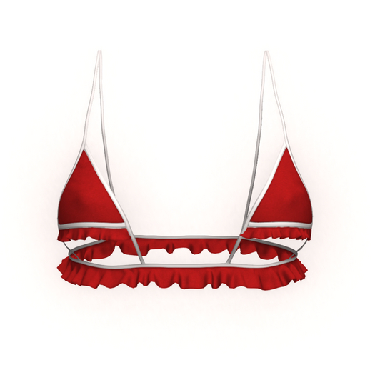 [Pawesome!] Layla's Lingerie Top - Red