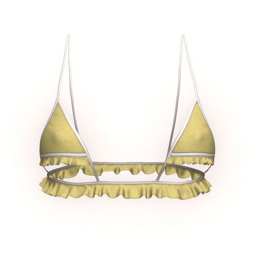 [Pawesome!] Layla's Lingerie Top - Peach