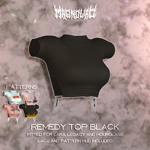 Magnoliac - Remedy Top (Black)