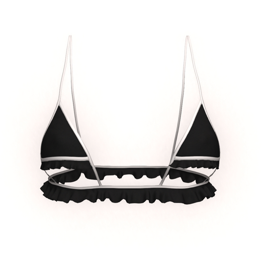 [Pawesome!] Layla's Lingerie Top - Black