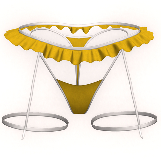[Pawesome!] Layla's Lingerie Bottom - Yellow