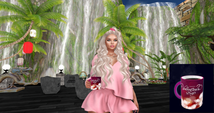 Happy Valentine coffee cup