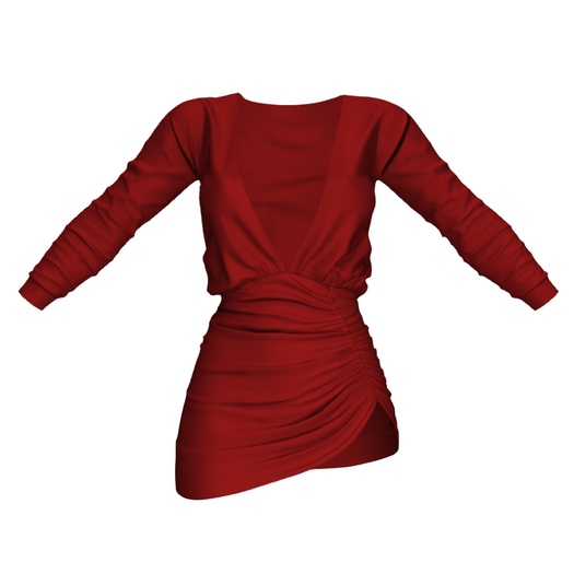 [Pawesome!] Sandra Dress - Red