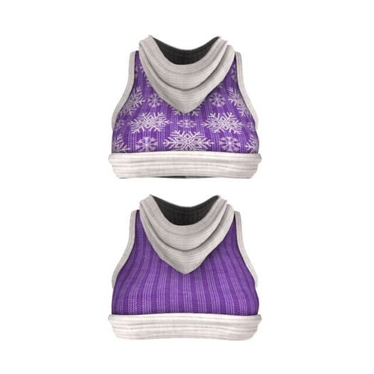 [Pawesome!] Short Sweater - Purple