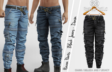 Haven Male Pants Black Jeans - Denim - Signature Gianni, Belleza Jake , Legacy - FashionNatic