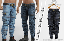Haven Male Pants Dark Blue Jeans - Denim - Signature Gianni, Belleza Jake , Legacy - FashionNatic