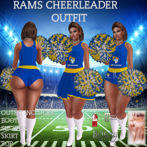 (SG) Cheerleader Outfit Rams