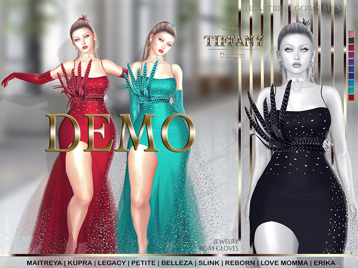 ::TD:: HeartBeat Gown {Mesh} DEMO