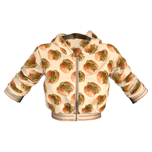 [Pawesome!] Burger Hoodie