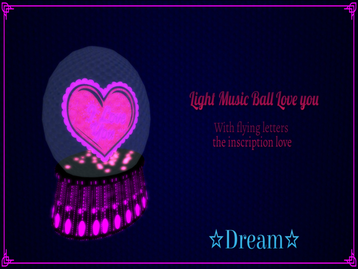 Light Music Ball Love you