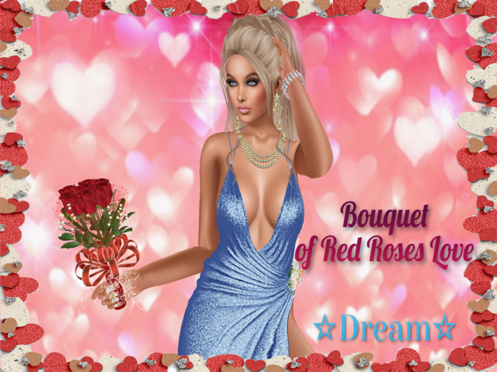 Bouquet of Red Roses Love