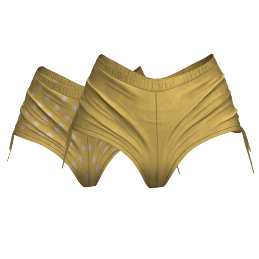 [Pawesome!] Chelsea Shorts - Yellow