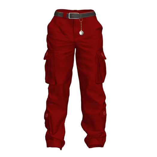 [Pawesome!] Cargo Pants - Red