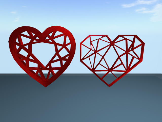 Diamond Heart grates