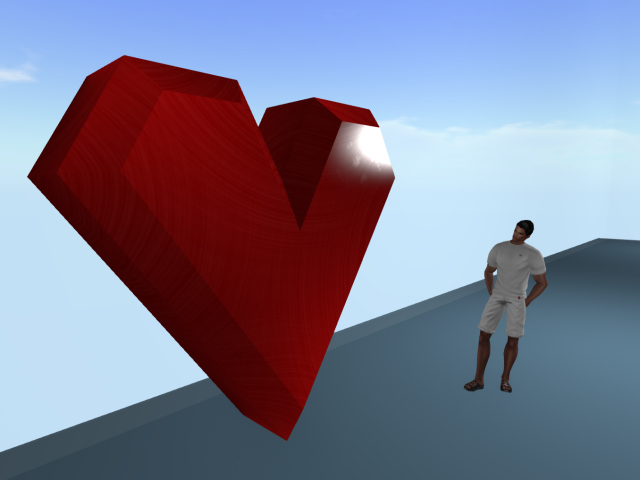 Low poly heart - Full perm